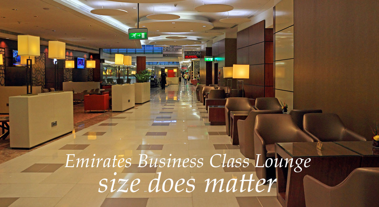 Dubai Airport, Emirates Business Class Lounge,