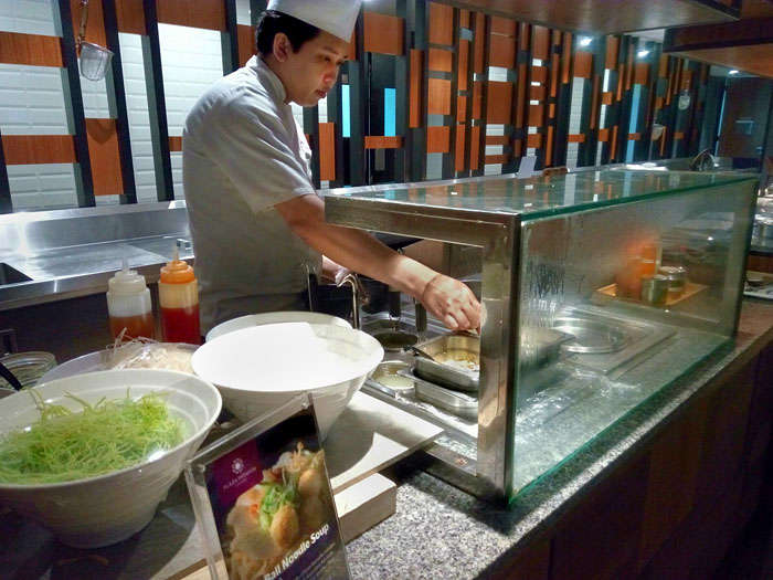Phnom Penh Airport, Plaza Premium Lounge, Noodle Bar, Phnom Penh to Beijing, 700