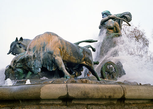 DENMARK, Copenhagen, Gefion Fountain, 500