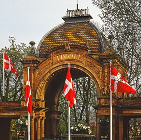 DENMARK, Copenhagen, Tivoli Gardens, main entrance, 300 deep