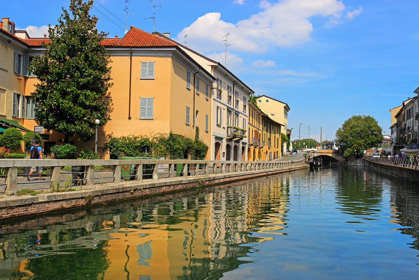 ITALY, Lombardy, MILAN, Naviglio Grande Canal, ITL2058JPLA 850