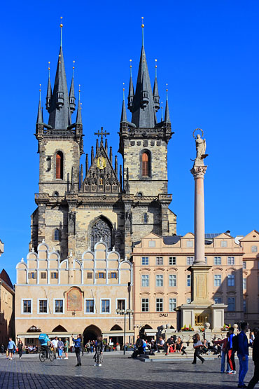 Czech Rep, PRAGUE, Old Town Square, Tyn Church (Church of Our Lady), CZ1052JPL 370