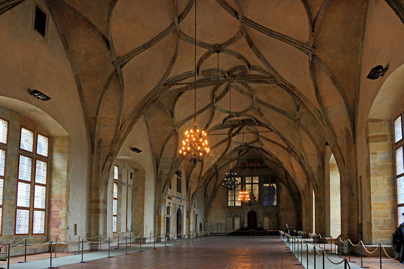 Czech Rep, PRAGUE, Prague Castle complex, Royal Palace, interior, CZ1233JPL A 800