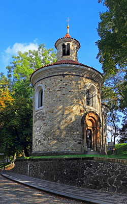 Czech Rep, PRAGUE, Vysehrad, St Martin Rotunda, CZ1656JPL A 400 deep