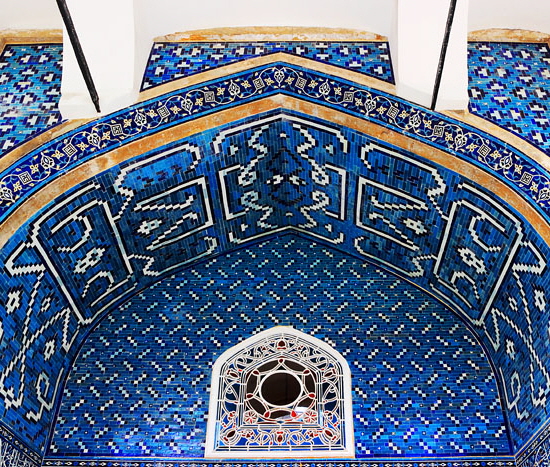 TURKEY, Istanbul, Archaeological Museums, Tiled Pavilion, Iznik tilework, TUR1469PL A 467 deep