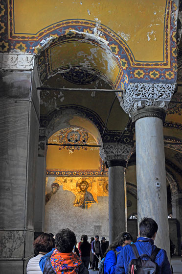 TURKEY, Istanbul, Hagia Sophia (Ayasofya mosque) basilica, upper gallery, TUR884JPL A 372