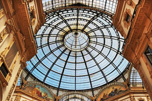 ITALY, Lombardy, MILAN, Piazza Del Duomo, Galleria Vittorio Emanuele II, architecture, TL2039JPLA 300