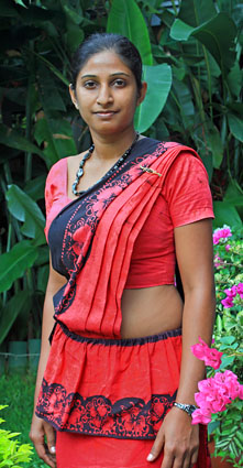 Traditional Kandyan dress,  425 deep