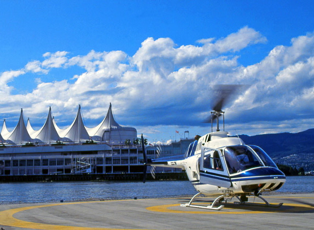 CANADA, British Columbia, VANCOUVER, Canada Place and Heliport, CAN663JPL A 700