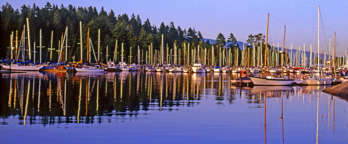 CANADA, British Columbia, VANCOUVER, Coal Harbour and marina, CAN941JPL A 1120 cropped