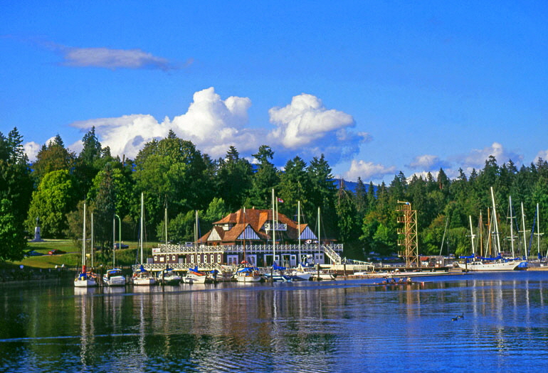 CANADA, British Columbia, VANCOUVER, Stanley Park and Royal Vancouver Yacht Club, CAN624JPL A 770