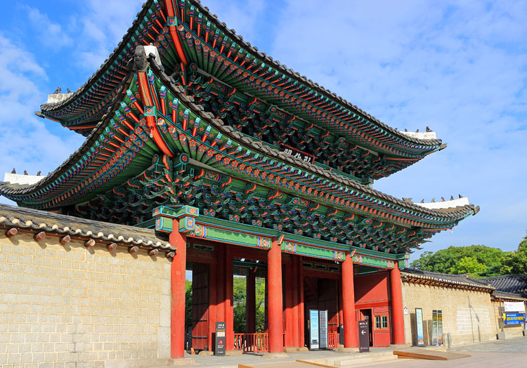South Korea, SEOUL, Changgyeonggung Palace, Honghwamun Gate (main entrance), SK100JPL A 750