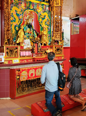 Malaysia, KUALA LUMPUR, Guandi Temple, Guandi figure, MSA845JPL M 365