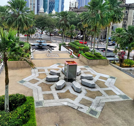 Malaysia, KUALA LUMPUR, National Mosque, gardens, MSA908JPL M 433 deep