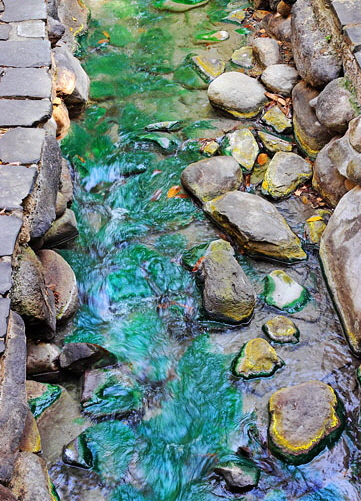 Taiwan, TAIPEI, Beitou Thermal Valley, sulfurous stream, TAW400JPL A 364