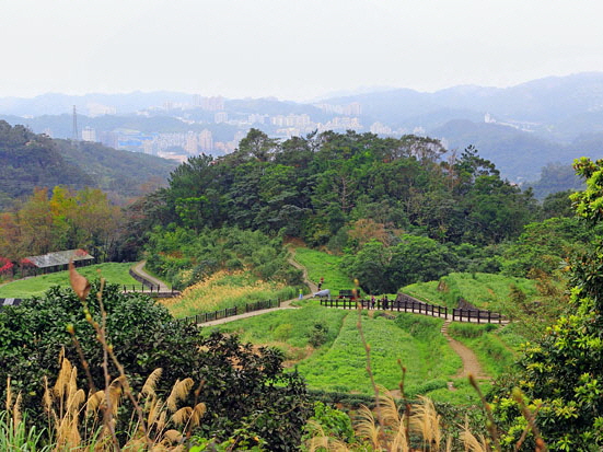 Taiwan, TAIPEI, Maokong, mountain scenery, TAW1041JPL A 413 deep