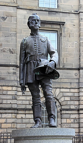 SCOTLAND, Edinburgh, High Street, James Braidwood statue, SCO947JPL copy