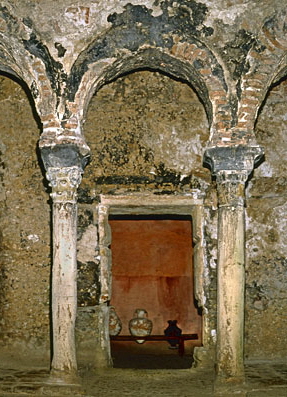 MALLORCA, Palma, ancient Arab Baths, ruins, SPN1251JPL A  300