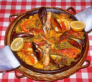 MALLORCA, Palma, seafood Paella dish, MAL1450JPL A 284 deep