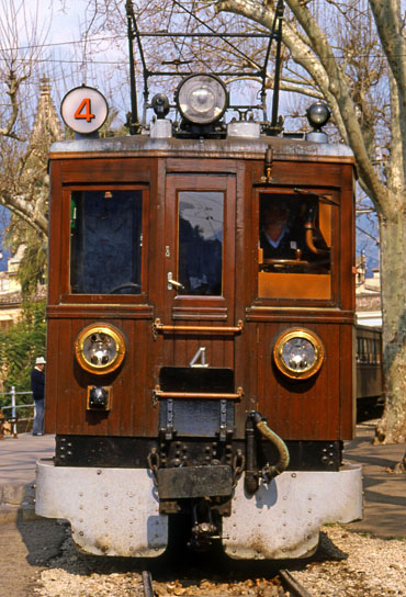 MALLORCA, Soller, narrow guage railway locomotive, SPN1226JPL A 370