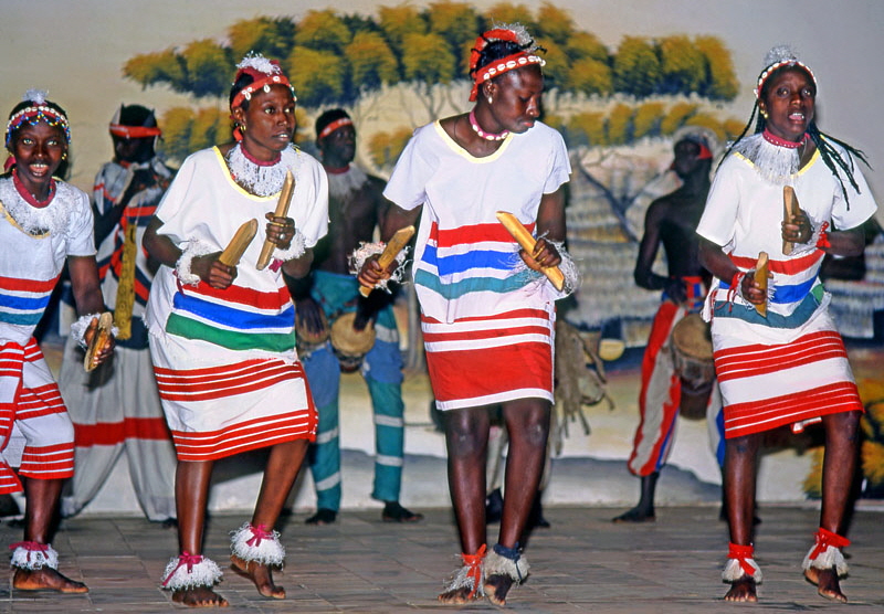 GAMBIA, Banjul, cultural dance performance, GAM887JPL A 800