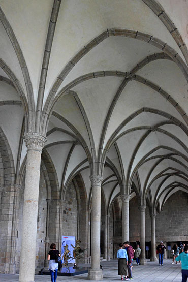 FRANCE, Normandy, MONT SAINT-MICHEL, Abbey, interior, FRA2832JPL A 370