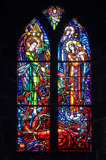 FRANCE, Normandy, MONT SAINT-MICHEL, Paroissiale Saint-Pierre, church, FRA2812JPL A 370