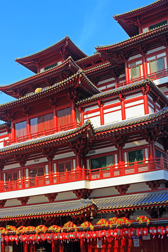 SINGAPORE, Chinatown, The Buddha Tooth Relic Temple & Museum, SIN581JPL A 513 deep