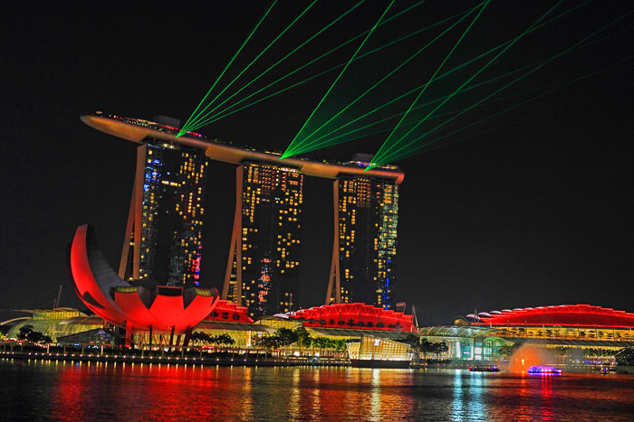 SINGAPORE, Marina Bay, Marina Bay Sands, light and water show, SIN1146JPL 4000 A 700
