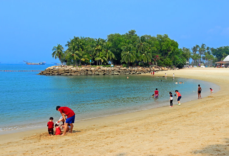 SINGAPORE, Sentosa Island, Palawan Beach, SIN695JPL A 770