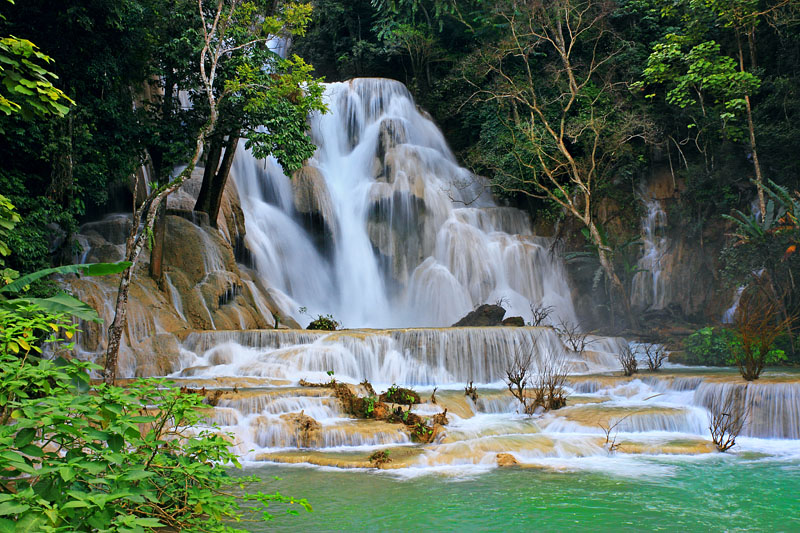 LAOS, Luang Prabang, Kuang Si Falls, LAO219JPL 800