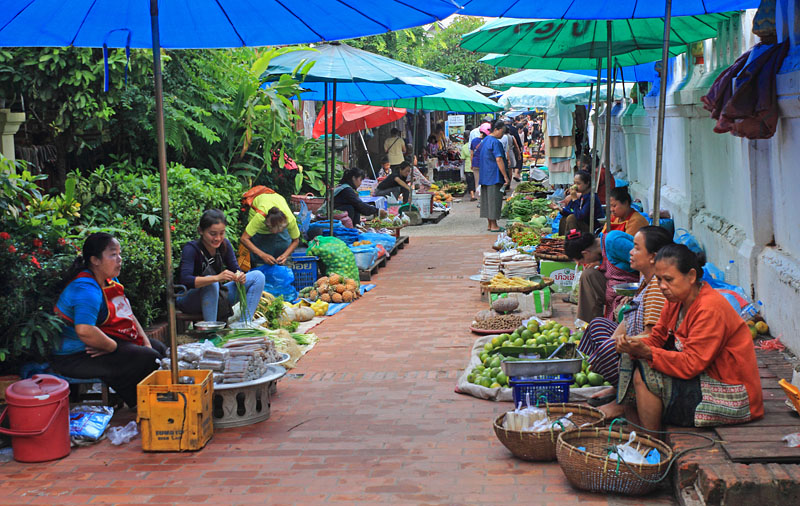 LAOS, Luang Prabang, Morning Market, LAO336JPL 800