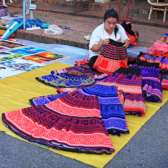 LAOS, Luang Prabang, Night Market,LAO600JPL 346