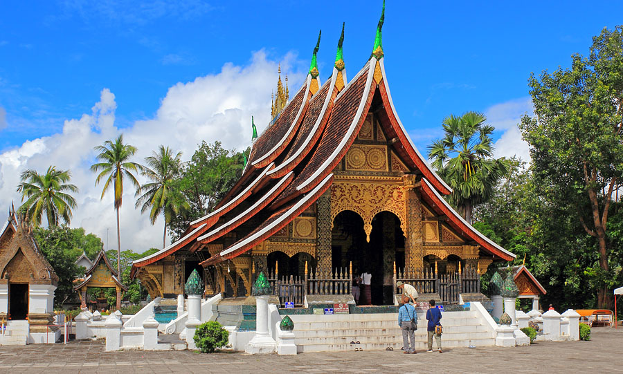 LAOS, Luang Prabang, Wat Xiengthong, the Sim, LAO560JPL 900