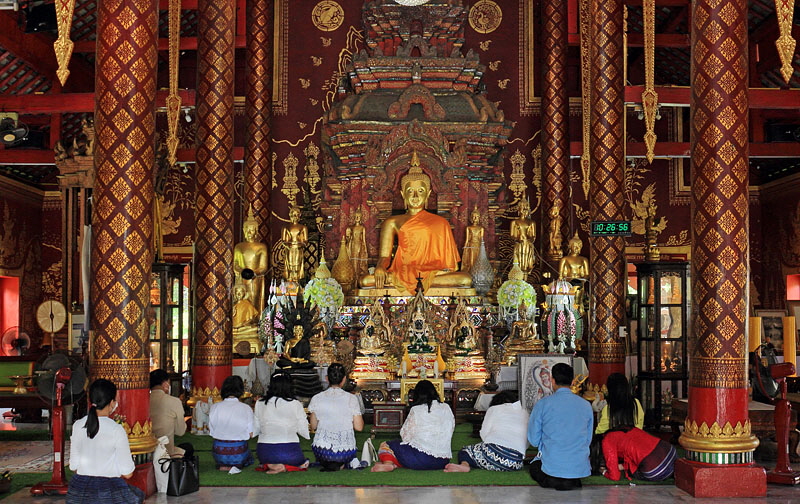 Northern Thailand, CHIANG MAI, Wat Chiang Man, THA4966JPL  800