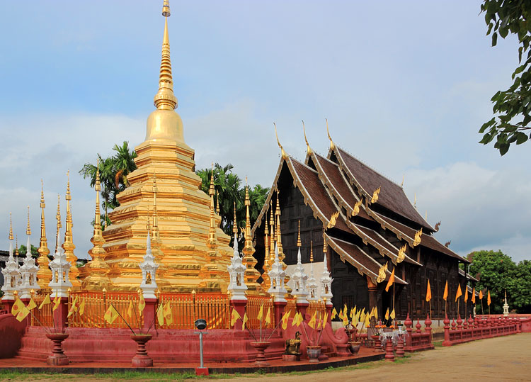 Northern Thailand, CHIANG MAI, Wat Phan Tao, chedi, THA4701JPL 750