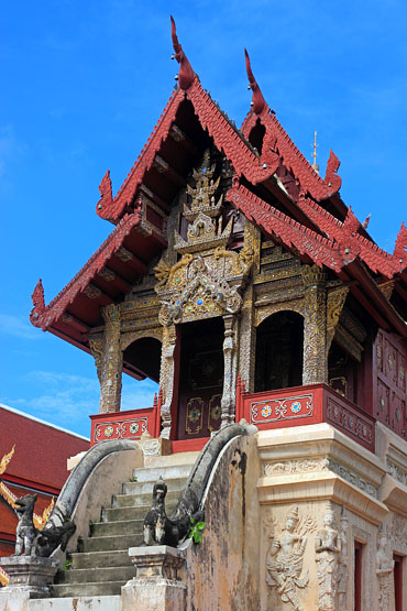 Northern Thailand, CHIANG MAI, Wat Phra Sing, Ho Trai (library building), THA4728JPL  370