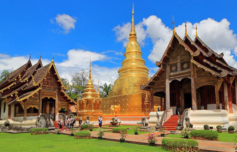 Northern Thailand, CHIANG MAI, Wat Phra Sing, complex, THA4764JPL  800