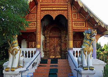 Northern Thailand, CHIANG MAI, Wat Phuak Hong, viharn, THA4957JPL 350