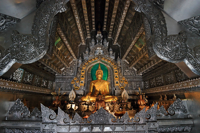 Northern Thailand, CHIANG MAI, Wat Sri Suphan, ubisot interior, THA4803JPL  800