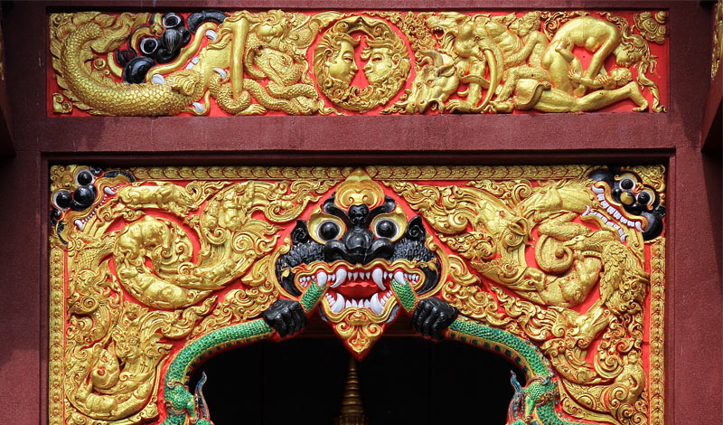 Northern Thailand, CHIANG RAI, Wat Chetawan (Wat Phra Non), THA4908JPL  800