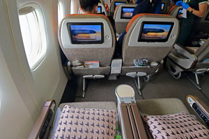 EVA Air, Boeing 777, Premium Economy cabin, seating, 1 300