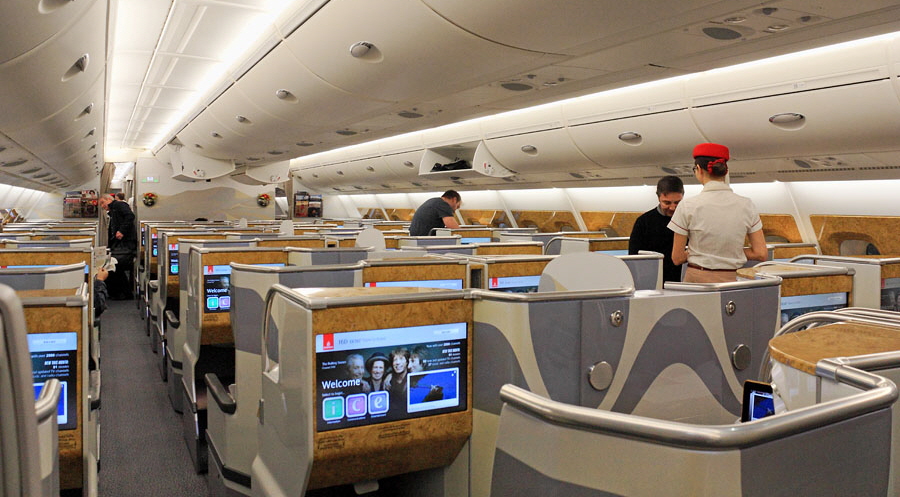 Emirates, A380, Business Class, Taipei to Dubai, 24 February 2017 A 900