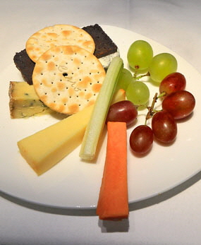 Asiana Airlines, Airbus A350, Business Smartium, after dinner cheeses 360