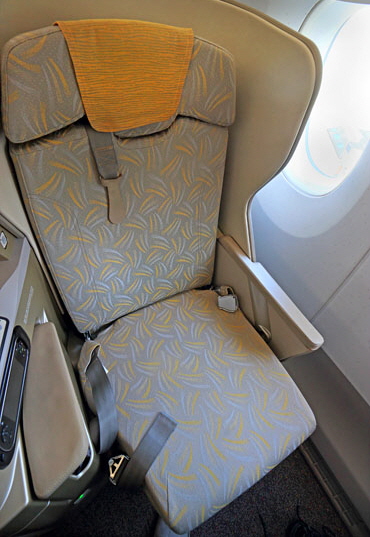 Asiana Airlines, Airbus A350, Business Smartium, seat 370