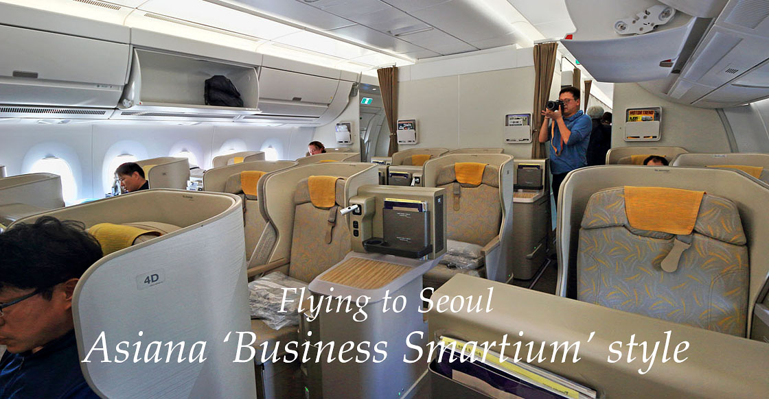 Asiana Airlines, Airbus A350, Business Smartium cabin, main pic  1120