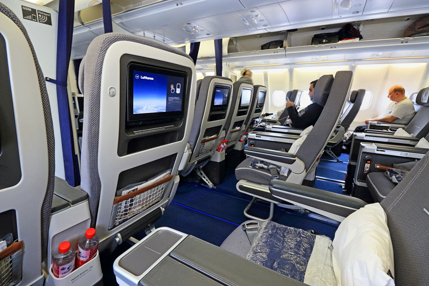 Lufthansa, Airbus A330, Premium Economy, seating, Frankfurt to Bahrain, A 850