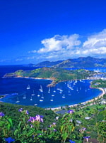 ANTIGUA, Nelson's Dockyard and English Harbour, view from Shirley Heights, ANT620JPL 150