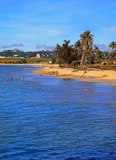 ANTIGUA, Dickinson Bay area, beach and coastal view, ANT744JPL A 567 deep
