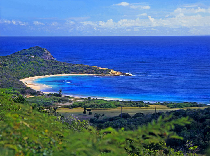 ANTIGUA, Half Moon Bay, coastal view, ANT736JPL A 720